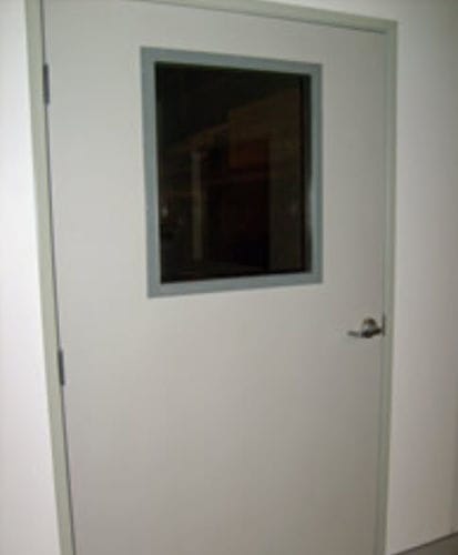 Porta de proteção - Hollow Metal - Ray-Bar Engineering Corporation - de proteção radiológica / com blindagem / para hospital