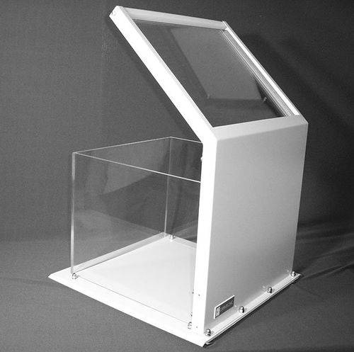 Biombo de proteção radiológica de radiação beta - 5130-2090 - Capintec - de radiação gama / de mesa / com visor