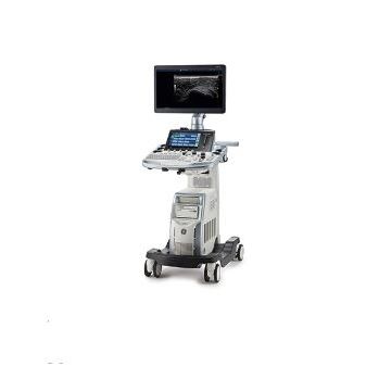 Aparelho de ultrassom com carrinho - LOGIQ S8 XDclear 2.0+ - GE Healthcare - geral / em preto e branco / com Doppler colorido