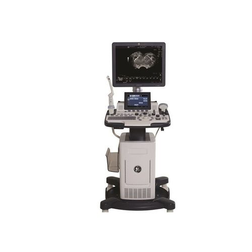 Aparelho de ultrassom com carrinho - LOGIQ F8 - GE Healthcare - urológico / em preto e branco / com Doppler colorido