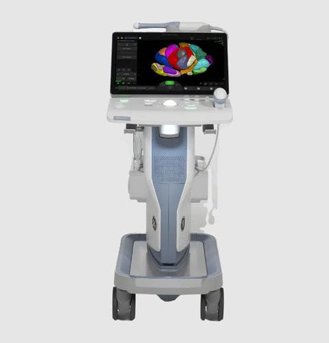 Aparelho de ultrassom compacto com carrinho - Voluson™ SWIFT - GE Healthcare - ginecológico e obstétrico / em preto e branco / com Doppler colorido