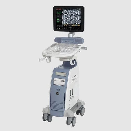 Aparelho de ultrassom compacto com carrinho - Voluson™ P8 - GE Healthcare - ginecológico e obstétrico / em preto e branco / com Doppler colorido