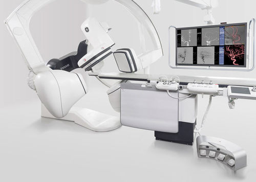 Sistema de fluoroscopia digital - Innova™ IGS 6 - GE Healthcare - para fluoroscopia craniana / com intensificador de imagem fixado no piso / com intensificador de imagem fixado no teto
