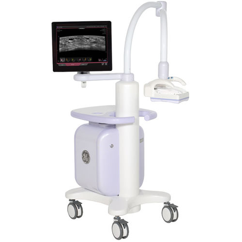 Aparelho de ultrassom com carrinho - Invenia™ ABUS - GE Healthcare - da mama / em preto e branco / para elastografia