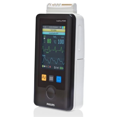 Monitor multiparamétrico portátil - IntelliVue MX40 - Philips Healthcare - de ECG / RESP / PNI