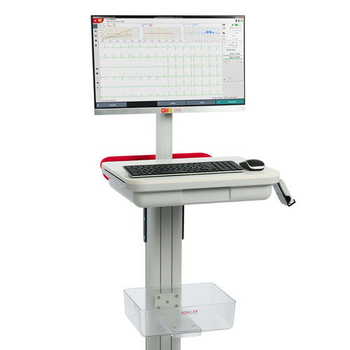 Sistema de teste de esforço cardíaco - CARDIOVIT CS-104 - SCHILLER - com esteira / com bicicleta estática