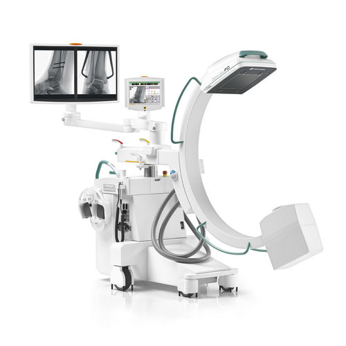 Intensificador de imagem móvel - SOLO FD - Ziehm Imaging - com detector de painel plano / com monitor de vídeo integrado