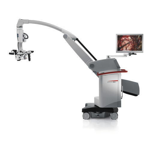 Microscópio operatório para neurocirurgia - M530 OHX - Leica Microsystems - com rodízios