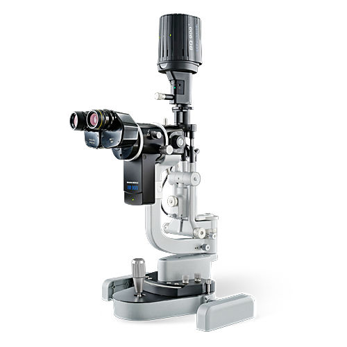 Lâmpada de fenda digital - BQ 900 - Haag-Streit Diagnostics - de mesa