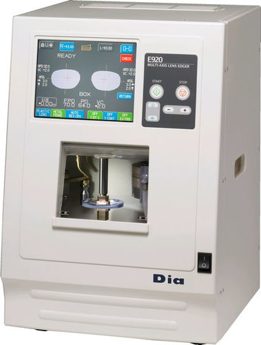 Usinagem de lentes facetadora biseladora de lentes - E920 - Dia Optical - automática