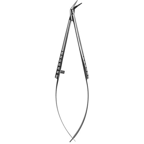 Tesoura para cirurgia oftalmológica - 8023A - Moria Surgical - para pacientes humanos / curva