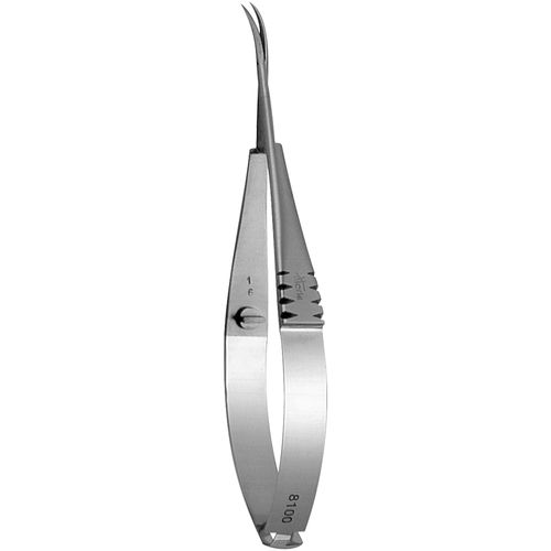 Tesoura para cirurgia oftalmológica - 8100 - Moria Surgical - Iris / para pacientes humanos / curva