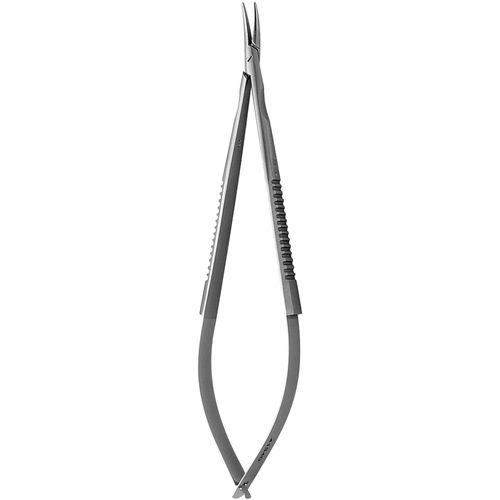 Porta-agulha para cirurgia oftalmológica - 4134D - Moria Surgical - de Castroviejo