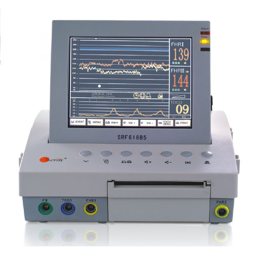Monitor fetal FHR - SRF618 B5 - Guangzhou Sunray Medical Apparatus - FHR para gêmeos / TOCO / com conexão sem fio