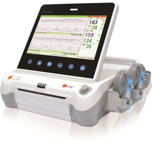 Monitor fetal FHR - SRF618B6 - Guangzhou Sunray Medical Apparatus - com touch screen / com conexão sem fio