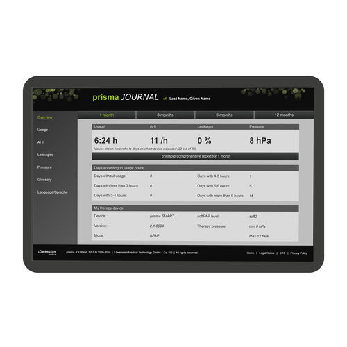 Software de gestão - prisma JOURNAL - Heinen und Löwenstein - de tratamento / de gravação / de impressão