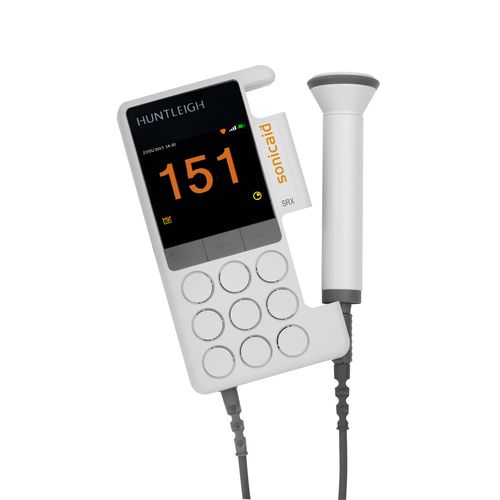 Doppler fetal - Sonicaid®SRX - Huntleigh Healthcare - de bolso / com monitor de frequência cardíaca