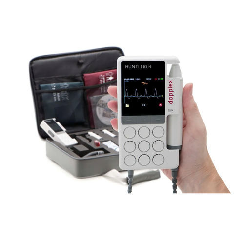 Doppler vascular periférico - Dopplex ABI  - Huntleigh Healthcare - portátil / com esfigmomanômetro / ITB
