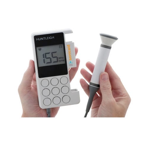 Doppler fetal - Sonicaid FD1 - Huntleigh Healthcare - de bolso / com monitor de frequência cardíaca