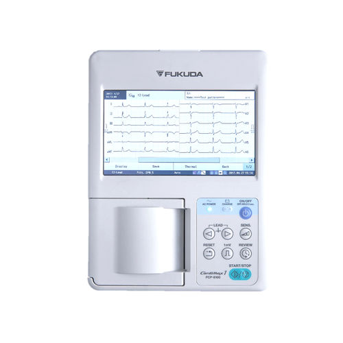 Eletrocardiógrafo para ECG em repouso - FCP-8100 - Fukuda Denshi - de 3 canais / 1 canal / digital