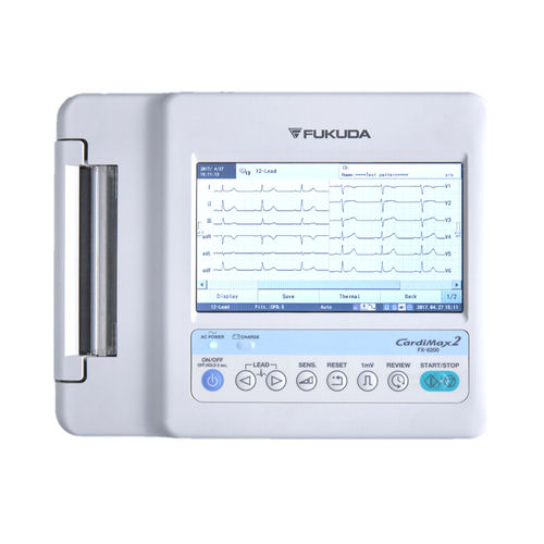 Eletrocardiógrafo para ECG em repouso - FX-8200 - Fukuda Denshi - de 12 canais / 6 canais / digital