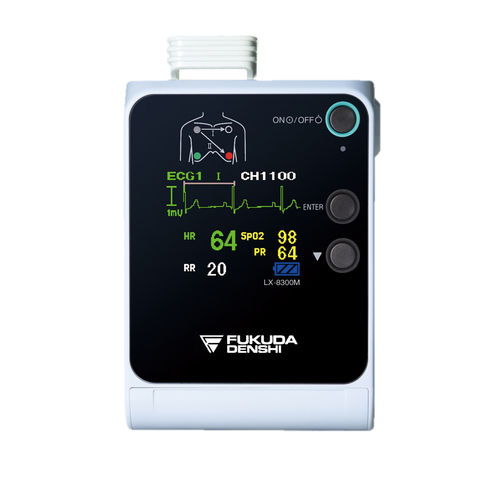 Transmissor de ECG - LX-8300M - Fukuda Denshi - RESP / de SpO2 / com conexão sem fio