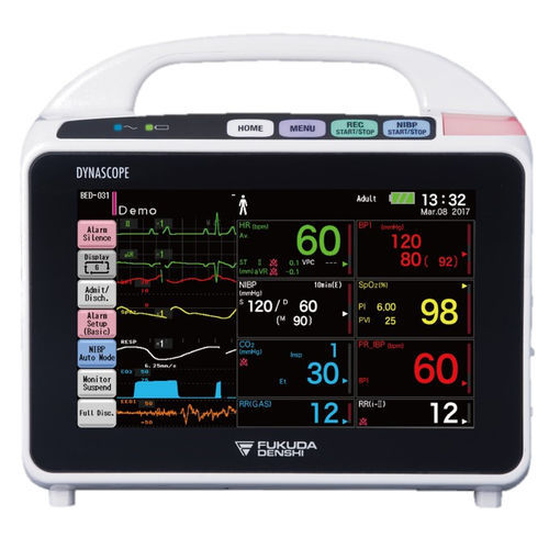Monitor de paciente de cabeceira - DS-8007 - Fukuda Denshi - portátil / modular / compacto