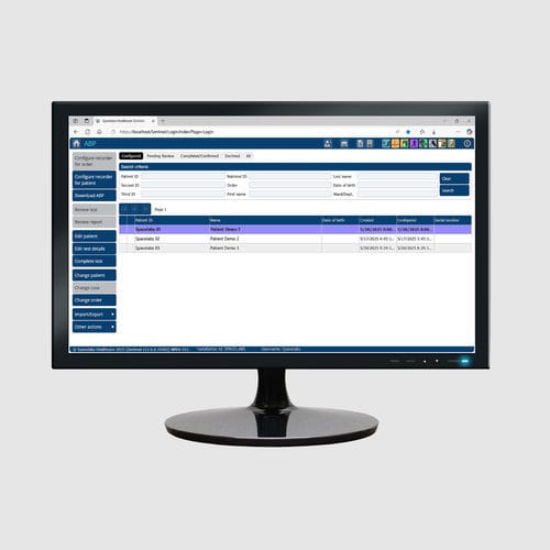 Sistema de gestão de dados de paciente - Sentinel - Spacelabs Healthcare - de informação / de análise / de pressão arterial