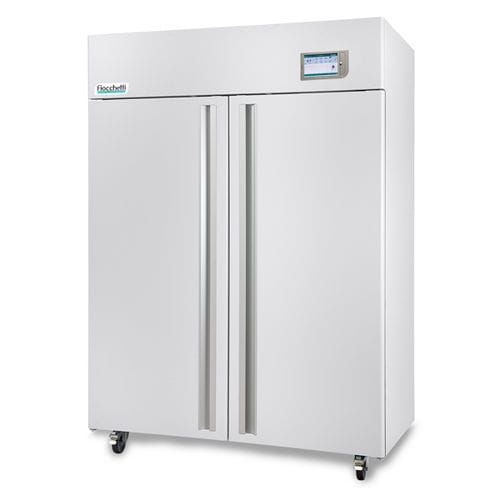 Freezer para plasma sanguíneo - PLASMA-FREEZER 1500 TOUCH - Fiocchetti Scientific - vertical / com 2 portas / anticorrosão
