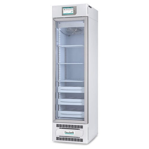 Refrigerador de laboratório - MEDIKA 300 TOUCH - Fiocchetti Scientific - vertical / com 1 porta / com porta de vidro