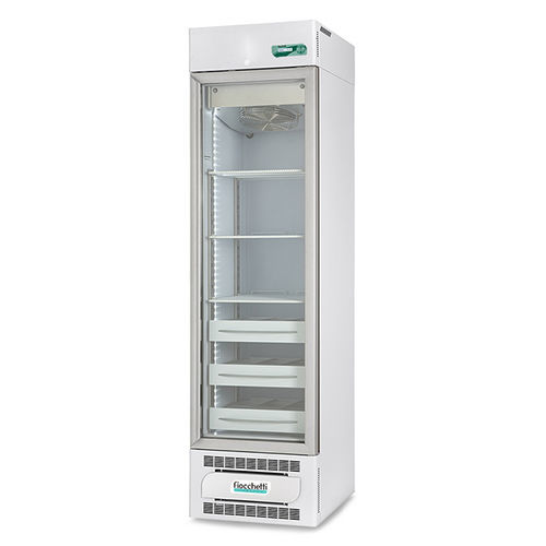 Refrigerador para farmácia - MEDIKA 300 ECT-F - Fiocchetti Scientific - vertical / com rodízios / com 1 porta
