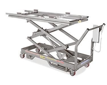 Carro para transporte de cadáver - CRR012 - Fiocchetti Scientific - de transferência / de elevação / hospitalar