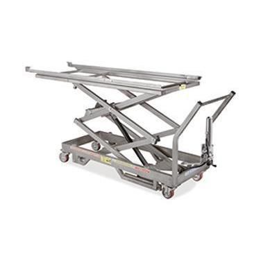 Carro-maca para cadáver - CRR004 - Fiocchetti Scientific - hidráulico / ergonômico / em inox