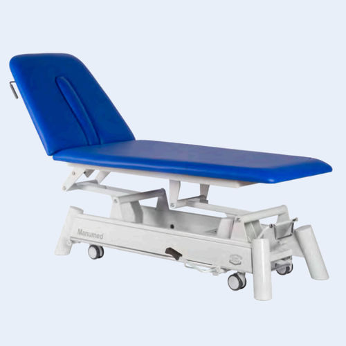 Mesa de massagem mecânico - Manumed Optimal - Enraf-Nonius - com rodízios / com encosto regulável / articulada em 2 seções