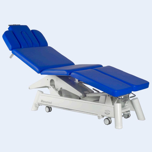 Mesa de massagem elétrica - Manumed Osteo - Enraf-Nonius - com rodízios / com apoios de pernas / com encosto regulável