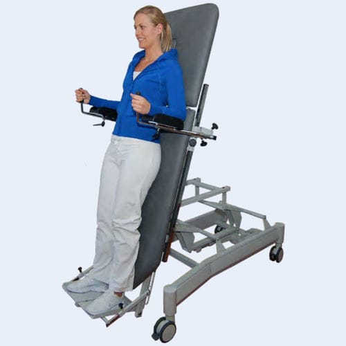 Mesa de massagem elétrica - Manumed - Enraf-Nonius - com rodízios / com encosto reclinável / com encosto regulável