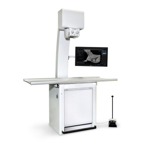 Sistema de radiografia veterinária digital - BMI Biomedical International - com mesa