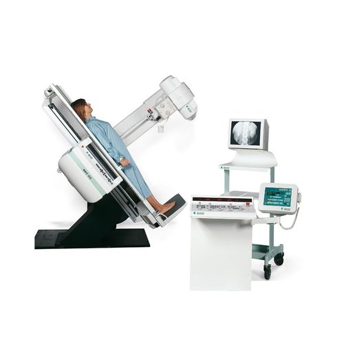 Sistema de radiofluoroscopia digital - BMI Biomedical International - para fluoroscopia diagnóstica / com mesa basculante
