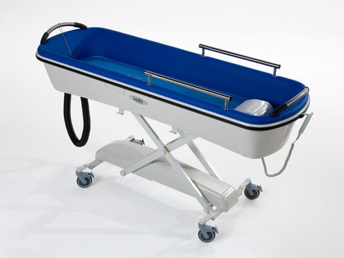 Maca de banho com altura regulável - 3370 - Handi-Move - elétrica / para pacientes obesos