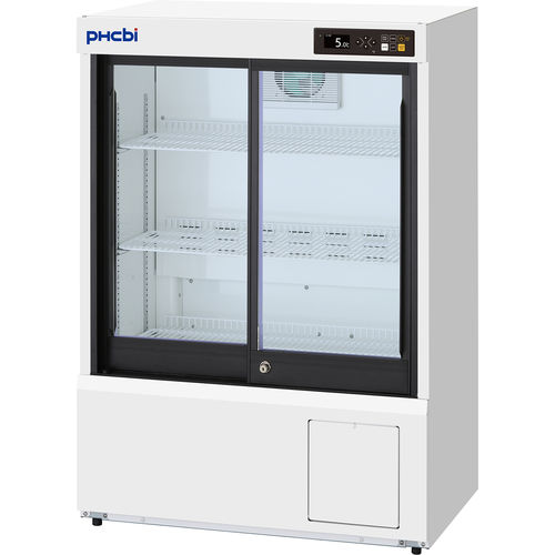 Refrigerador de laboratório - MPR-S150H-PE - PHC Europe - para farmácia / vertical / com porta de vidro