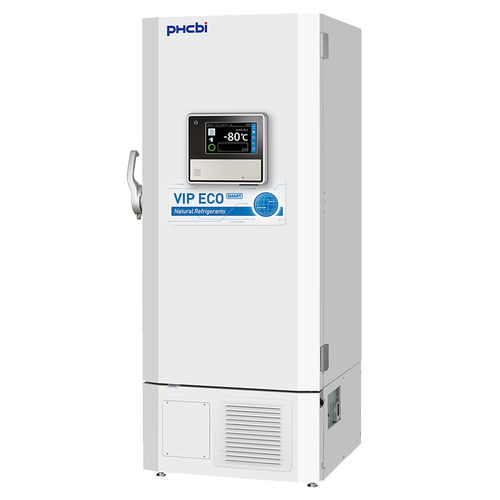 Freezer com fluido refrigerante natural - MDF-DU503VH-PE - PHC Europe - de laboratório / para biomedicina / vertical