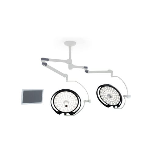 Foco cirúrgico de teto - DL-66CM - Üzümcü Medical Devices - de LED / 3 braços / 96