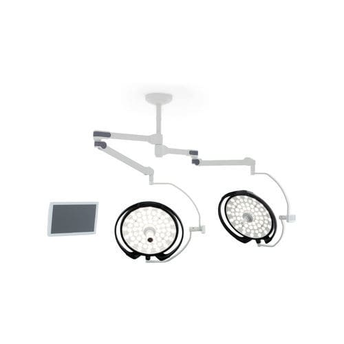 Foco cirúrgico de teto - DL-66CMW - Üzümcü Medical Devices - de LED / 2 braços / 96