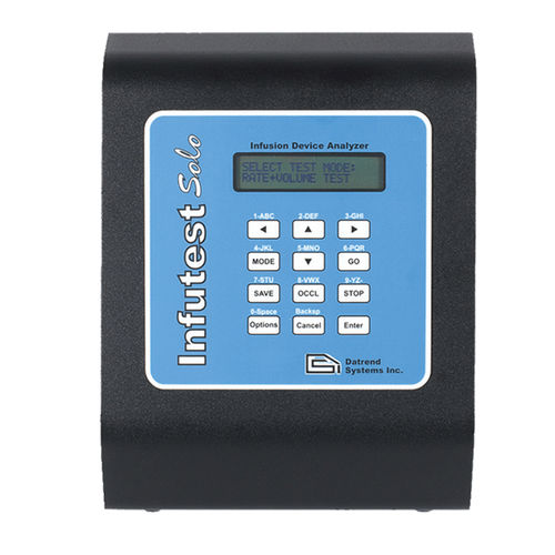 Aparelho para teste de bomba de infusão - Infutest Solo - Datrend Systems - portátil