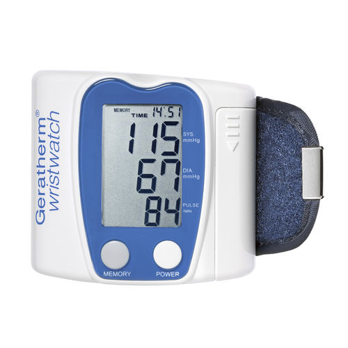 Medidor digital de pressão arterial oscilométrico - KP-6130 - Geratherm Medical AG - de punho / com braçadeira / com bateria recarregável