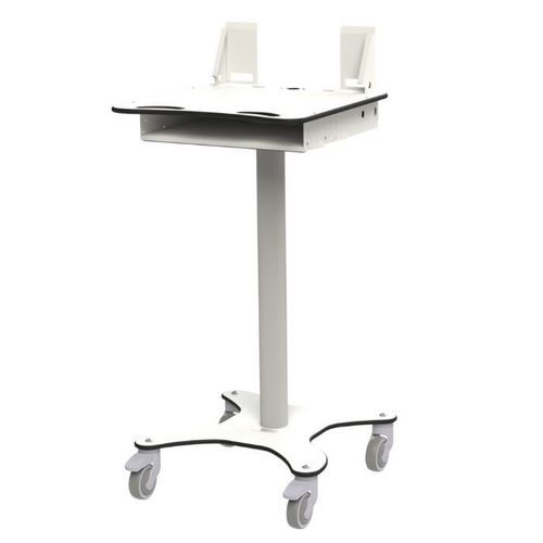 Carrinho para computador modular - 340.01 - VILLARD MÉDICAL - com sistema de segurança