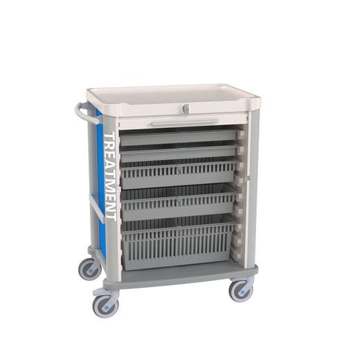 Carrinho hospitalar - 1006.11T01 - VILLARD MÉDICAL - para uso geral / para tratamentos / em aço inoxidável