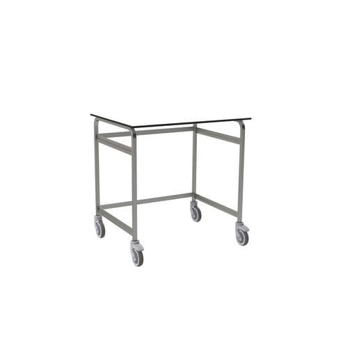 Mesa de trabalho - 810.54 - VILLARD MÉDICAL - retangular / fixa / em aço inoxidável