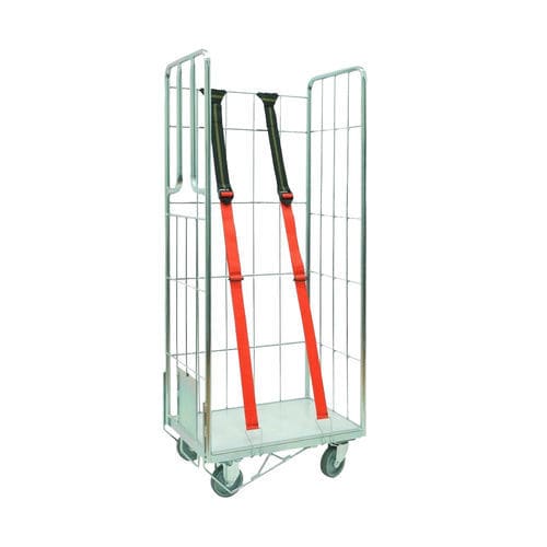Carrinho para roupa suja - 419.01 - VILLARD MÉDICAL - limpa / médico-hospitalar / com prateleiras