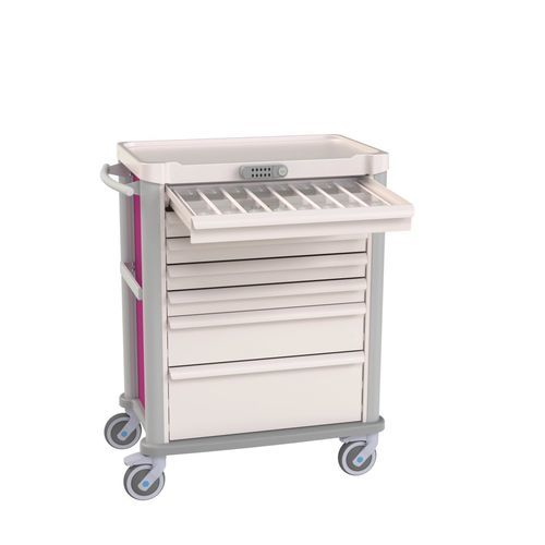 Carrinho hospitalar - Eolis® - VILLARD MÉDICAL - para hospital / para medicamentos / para distribuição de medicamentos